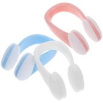 Swimming Nose Clips Silicone Nose Plugs for Adult and Kids 3Pcs