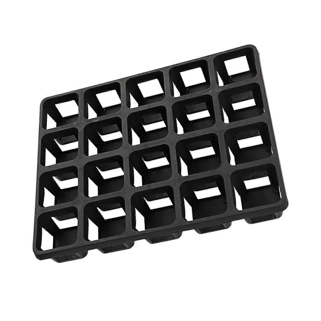 Durable Plastic Seed Starting Tray Rack with Breathable Drainage System, Stackable Nursery Stand for Germination