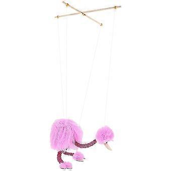 Flamingo Marionette Puppet Plush Animals Marionette Puppet Interactive Puppet