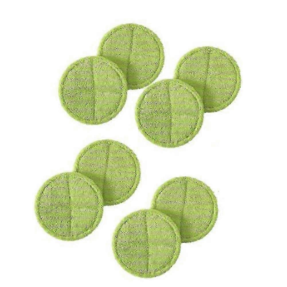 8pcs Mop Replacement Pad Compatible with Wireless Electric Rotary Mop Scrubber
