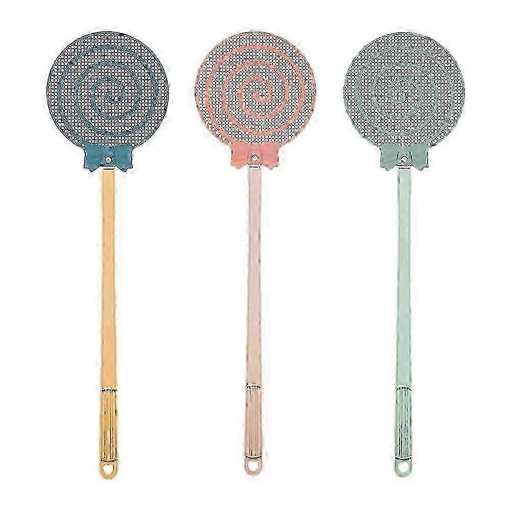 Fly Swatters Insect Killing Mesh Design Summer Use 3Pcs