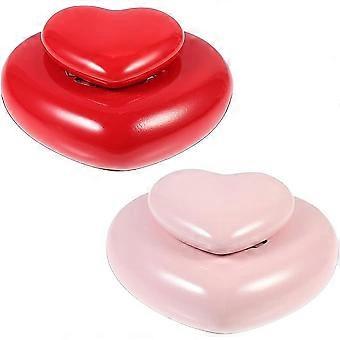 2 Pcs Lovely Tea Canister Sealed Powder Container Seasoning Mini Powder Jar Home Decor