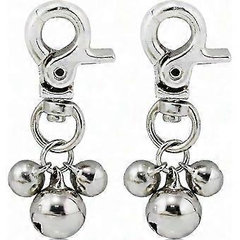 3 Pcs Hanging Bell Pet Collar Set with Jingle Bells