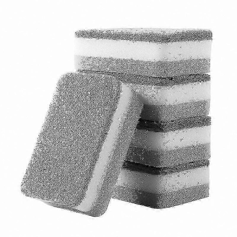 5-Pack Reversible Triple-Layer Cleaning Sponges for Household Use