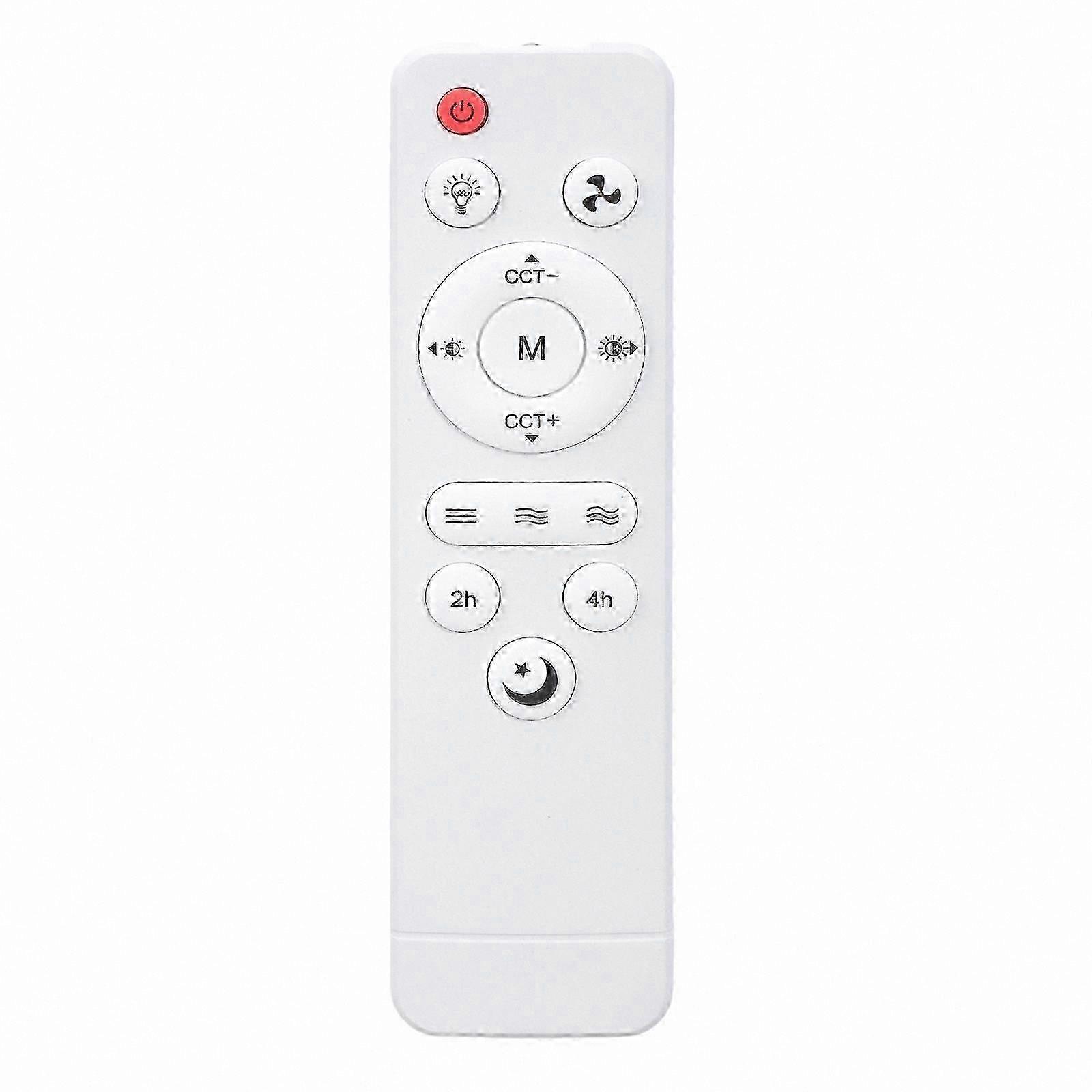 E27 Ceiling Fan Light Remote Control Compatible with Dimming and Color Change Function