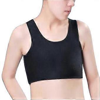 Mode Compressie Borst Binder Vrouwen Mouwloos Vest Solid Short Tank Tops
