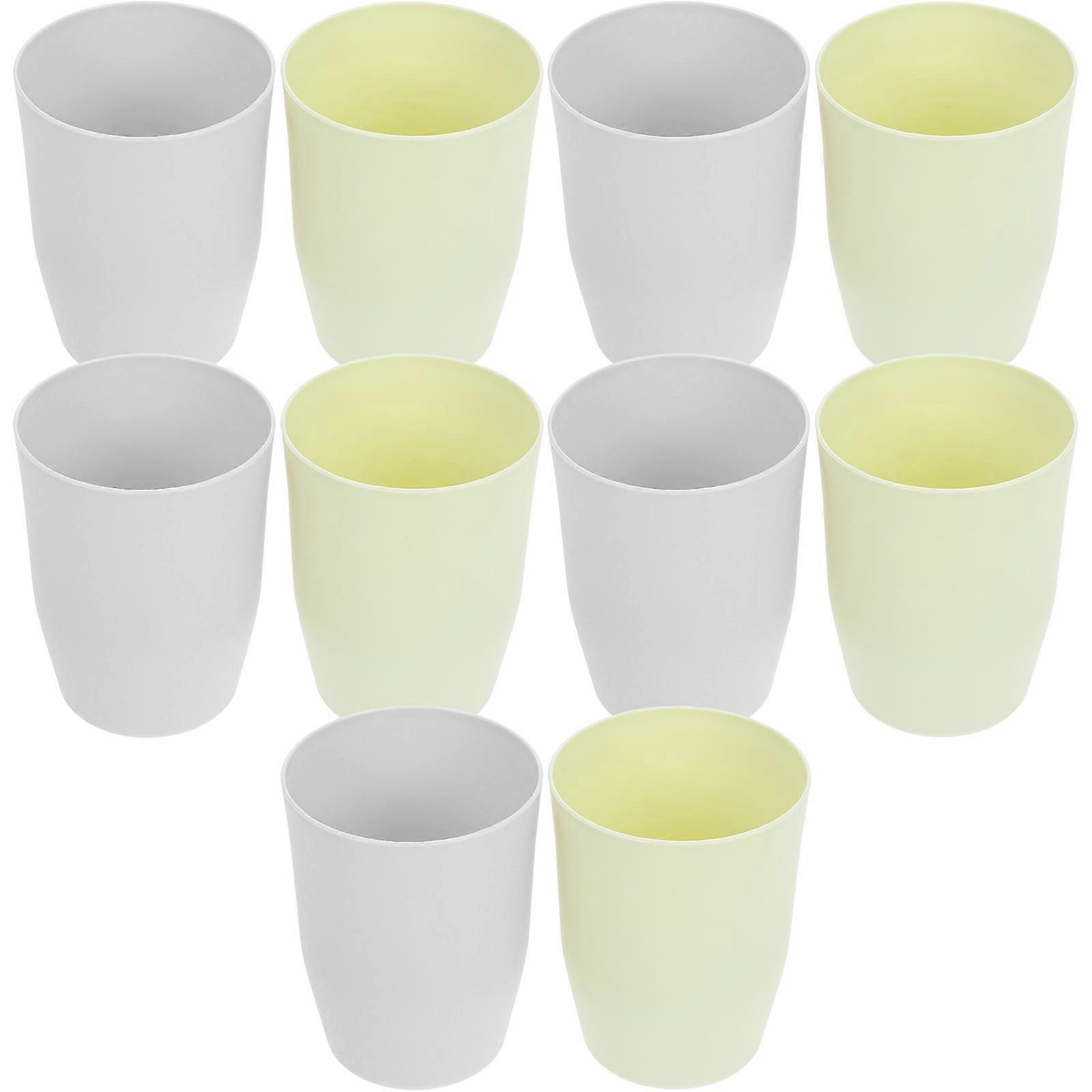 Multi Toothbrush Cups for Bathroom Use 20Pcs PP Material Set