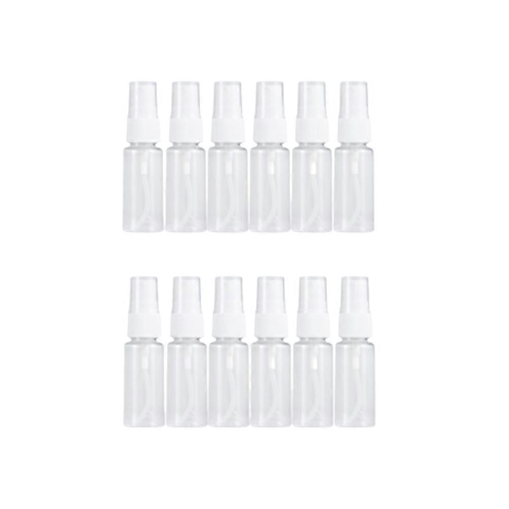 Makeup Bottles Press Pump Bottle for Storage Use 12Pcs Transparent Spray