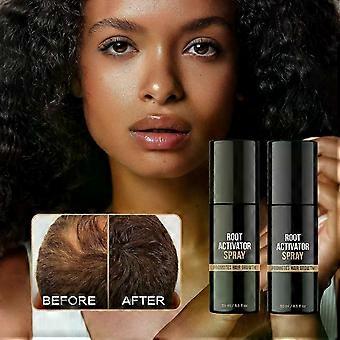 Spray activateur de racines, Prévenir la perte de cheveux Spray, Spray épaississant pour cheveux, Spray naturel pour la repousse des cheveux pour hommes femmes