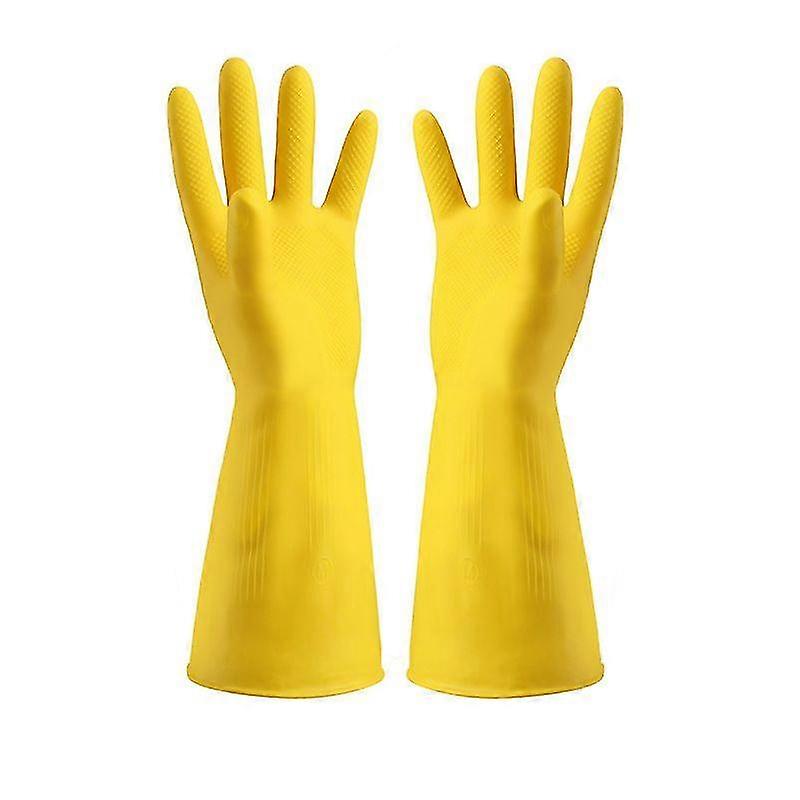 Extra Thick Yellow Reusable Gloves