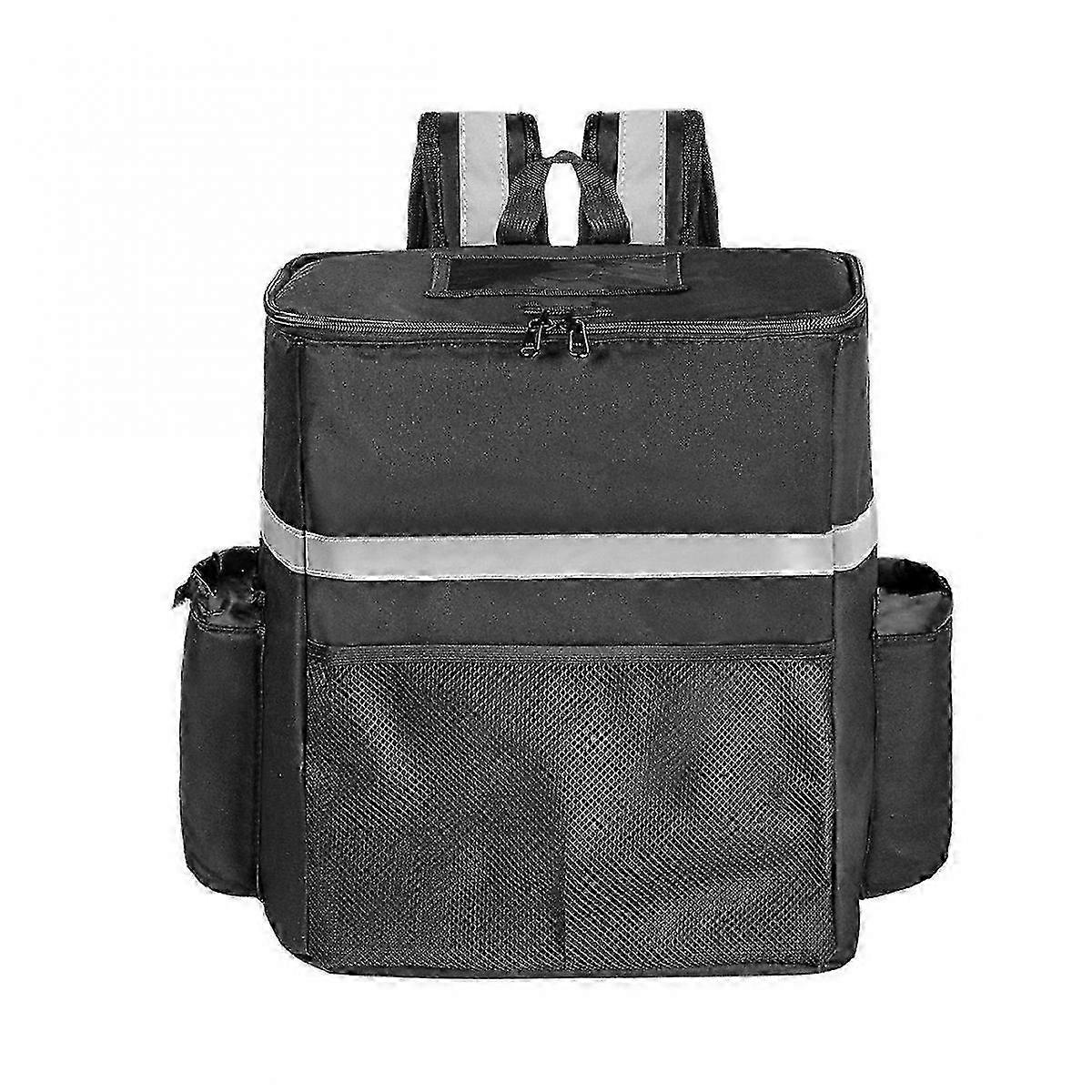 Insulated Large Leakproof Backpack compatible with Uber Eats Delivery, Waterproof, Durable Nylon, Extra Storage Space