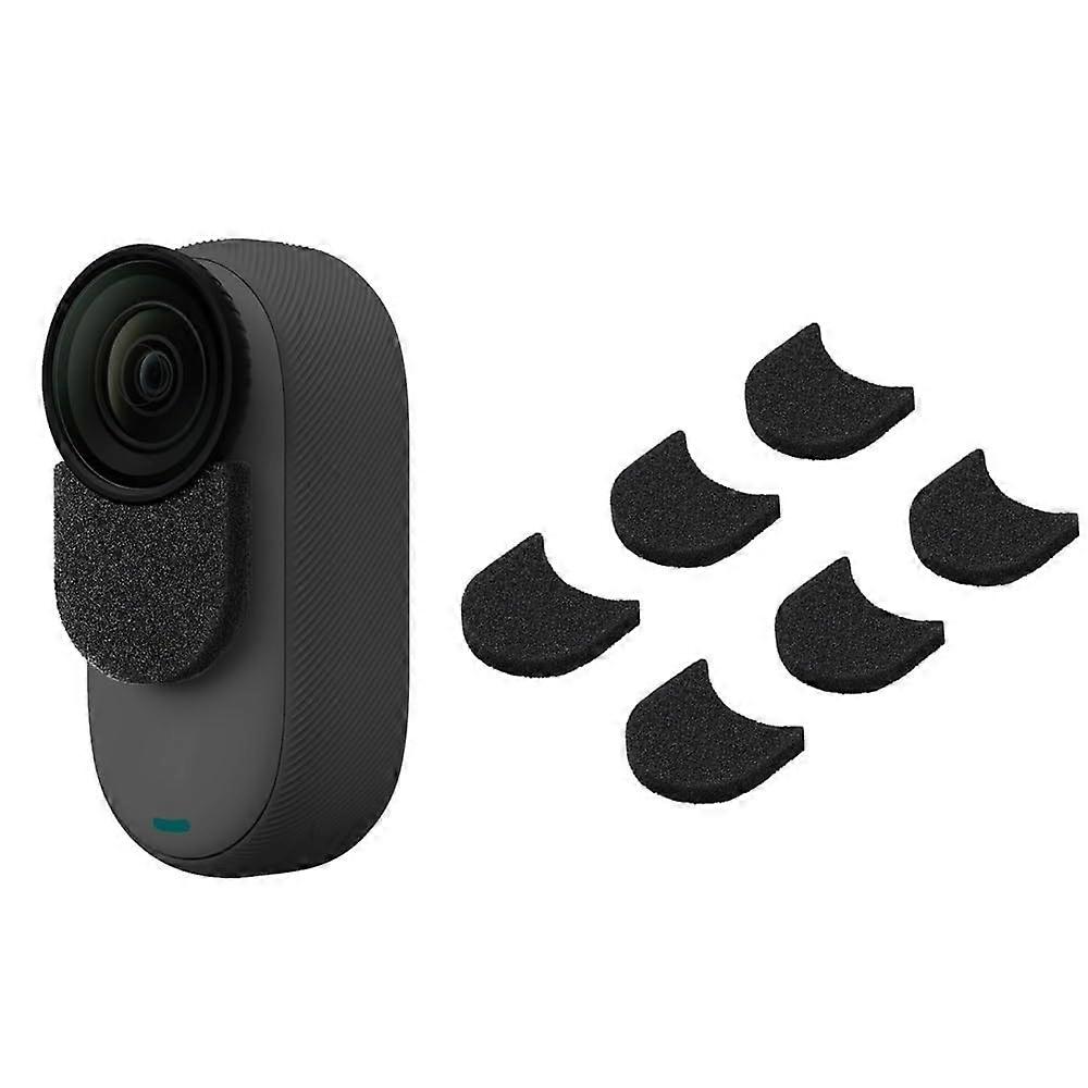 Microphone Wind Muff for Insta360 GO 3/3S, Noise Reduction Sponge Wind Protector, 6 Pack