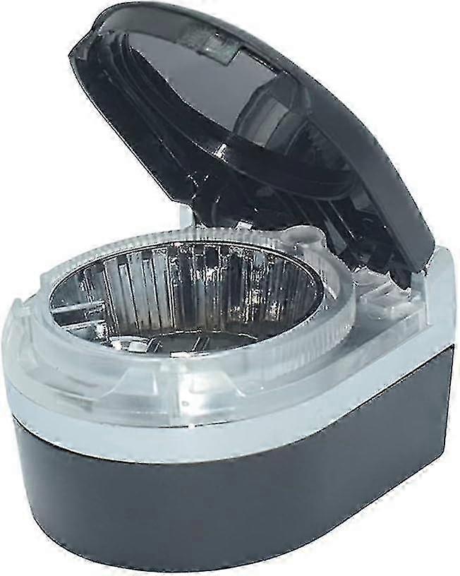 Blue LED Auto-Open Universal Ashtray