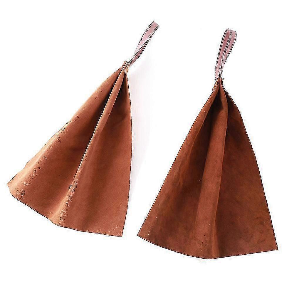 Nylon-Handled Leather Dog Tug
