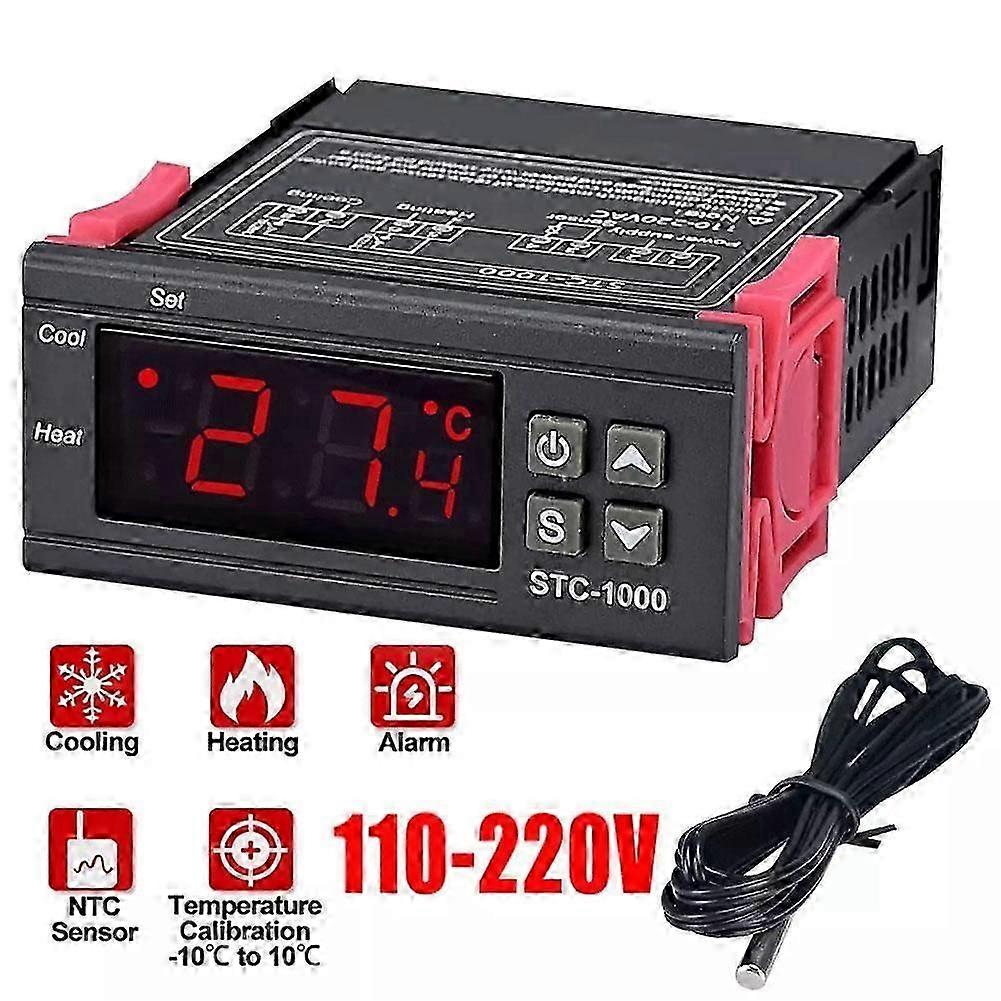 STC-1000 Digital Temperature Controller Thermostat w/ Sensor AC110V-220V