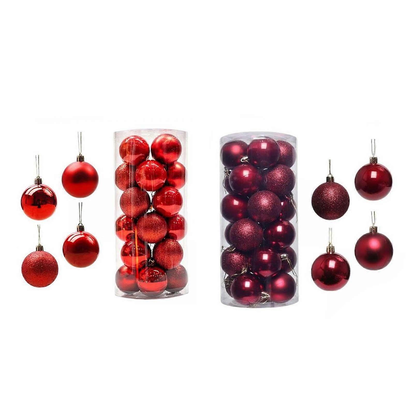 48 Shatterproof Christmas Balls for The Wedding
