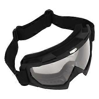 Outdoor Skibrille Sport Radfahren Motorrad Winddichte Brille Fahrrad Off Road Staubdichte Brille matt schwarz Rahmen