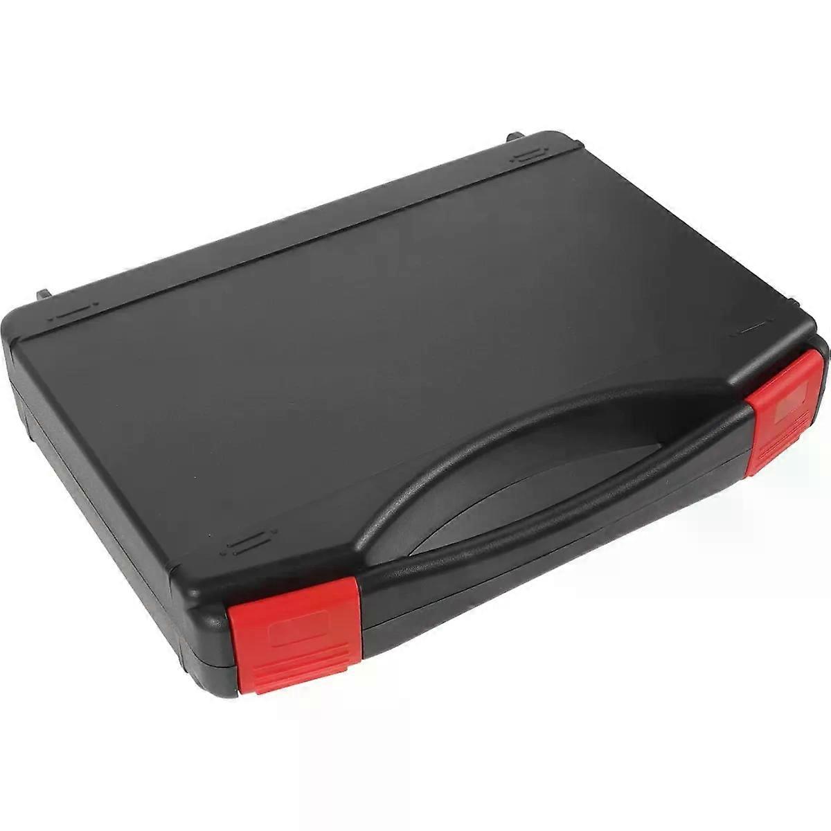 Case Toolbox for Hand Tools, Portable Black Plastic Storage Box