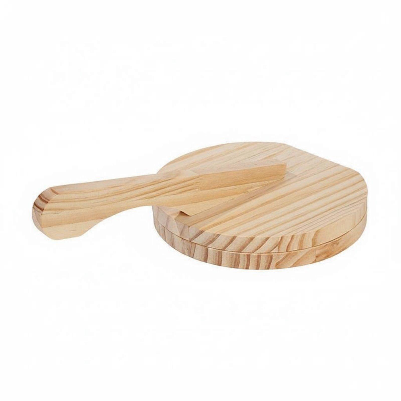 Wooden Dumpling Wrapper Press Solid Wood Wooden Dumpling Skin Effortless Press
