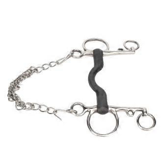 Smooth-Finish Stainless Snaffle Bit