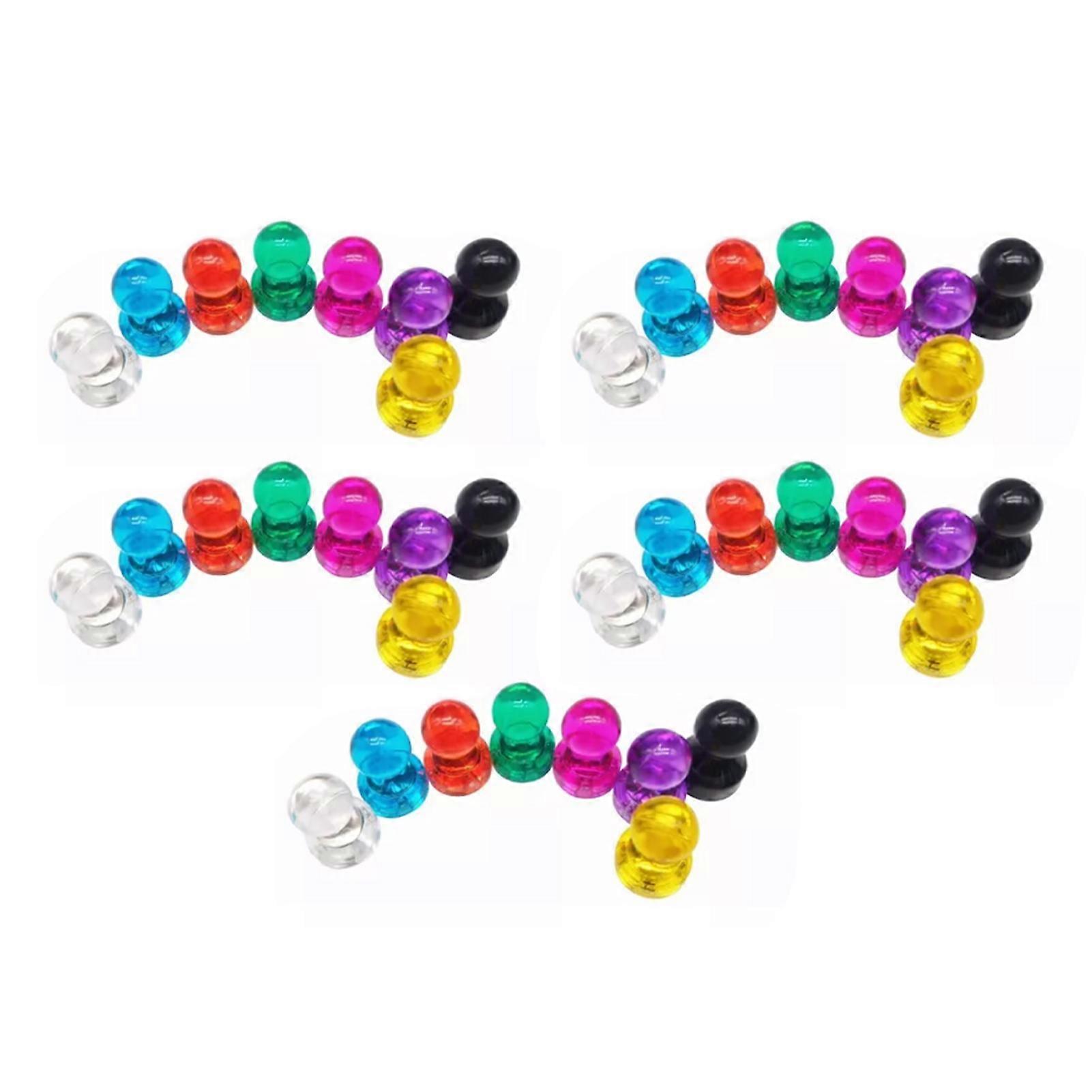 40Pcs Acrylic Magnetic Push Pins
