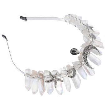 Crystal Moon Headband Fashion Hair Accessory Bridesmaid Style