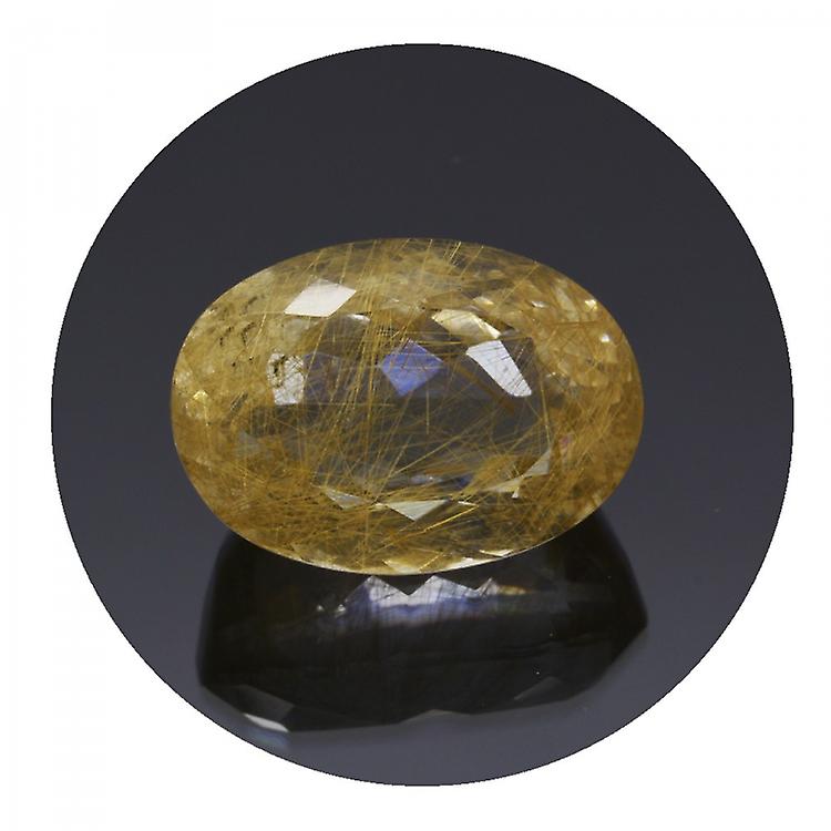 18,23 Ct. Rutile Quartz Oval Cut awo47