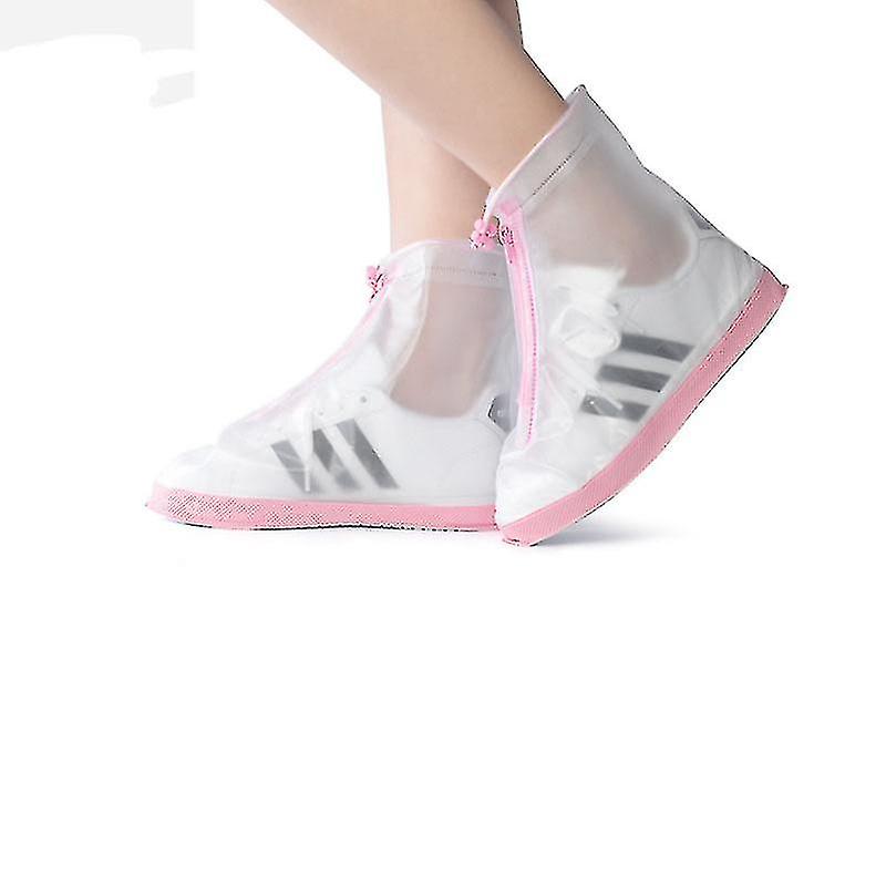 כיסוי נעל מגף גשם שחור עמיד למים (זוג אחד) $waterproof נעלי מגף גשם מכסות מגלשי יתר מתקפלים עמידים להחלקה רב פעמית לנשים וגברים $יוניסקס-adu