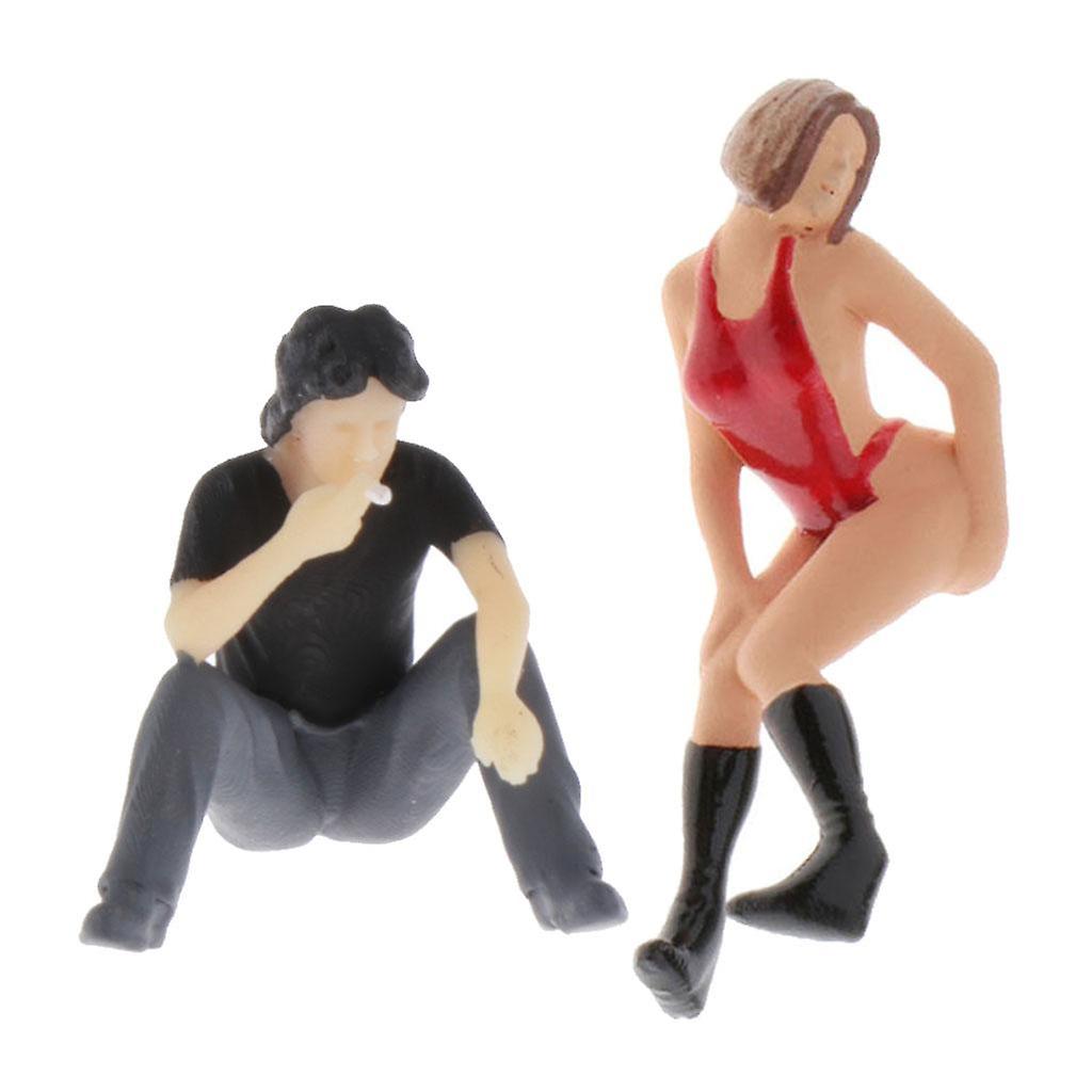 1:64 Tiny People Figures Diorama Miniature Scene Layout S Scale