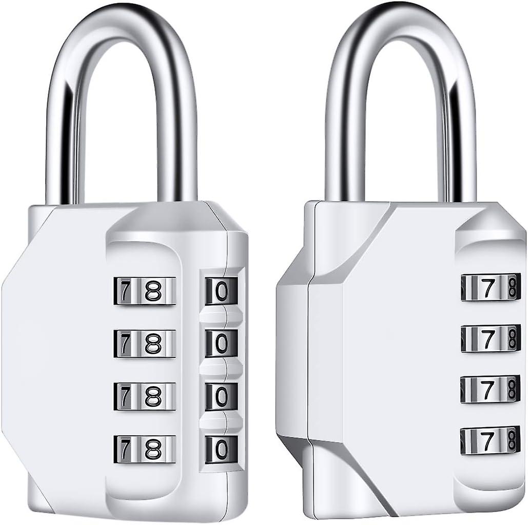 Password lock locker room code, locker room, university, school cabinet, waterproof digital external lock (2 pack)