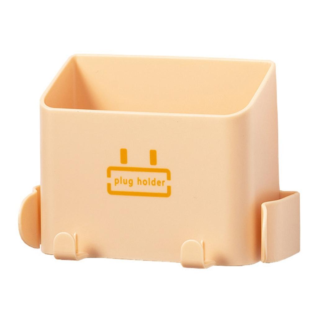 Wall Mounted Remote Control Storage Box With Charging Hole Saving Space