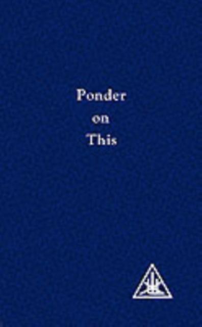 Ponder On This by Djwhal Khul Paperback Book