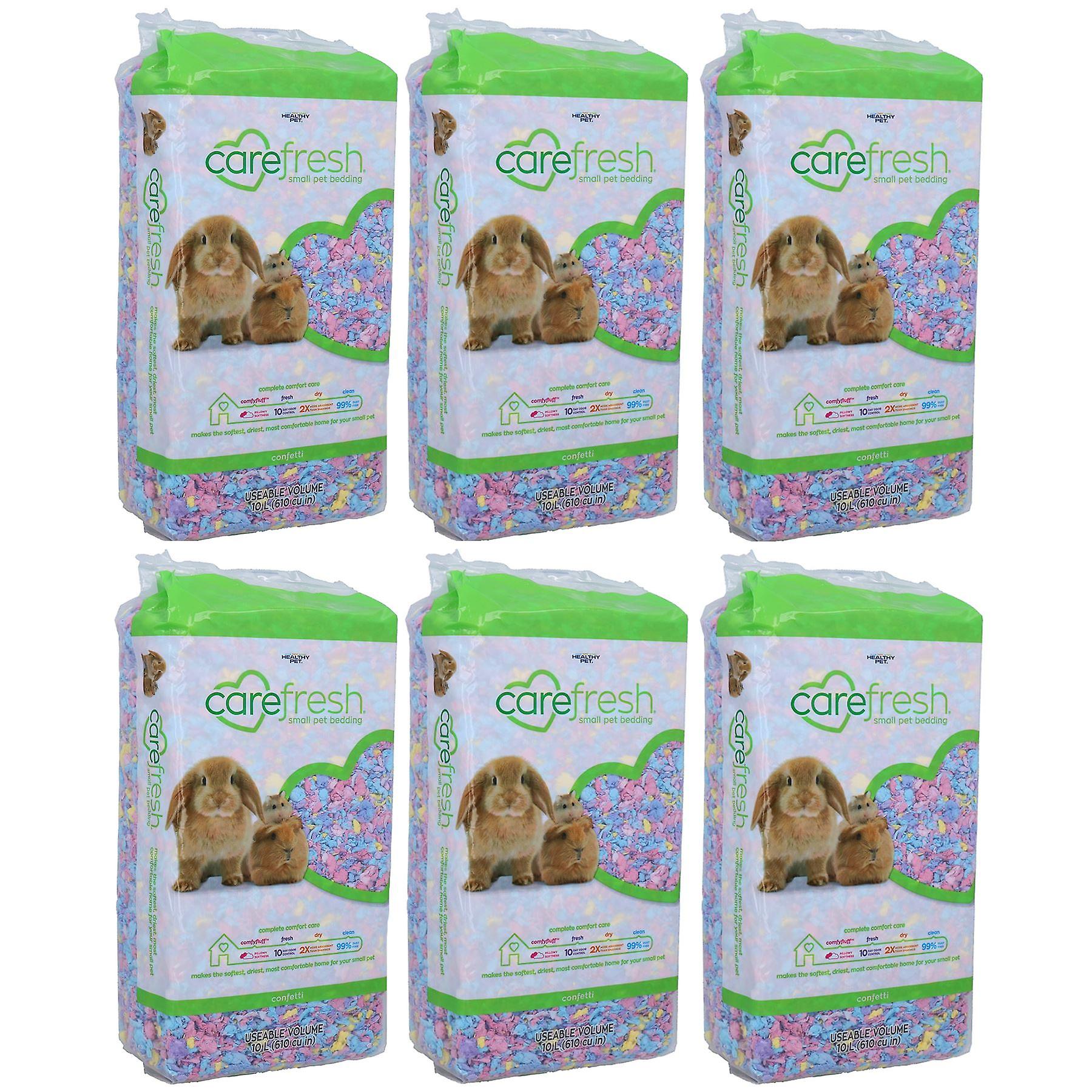 6pk Confetti 10L Quality Small Animal Bedding 99% Dust Free