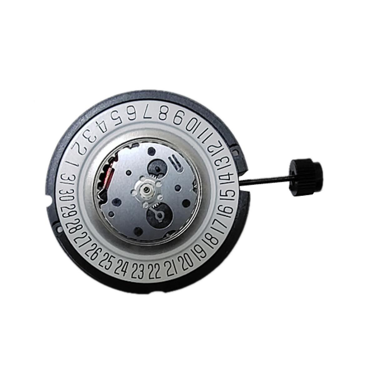 Data a ore 6 Movimento dell'orologio per ETA 805.112 805112 Parte di riparazione del movimento al quarzo per orologi da uomo Argento Nero