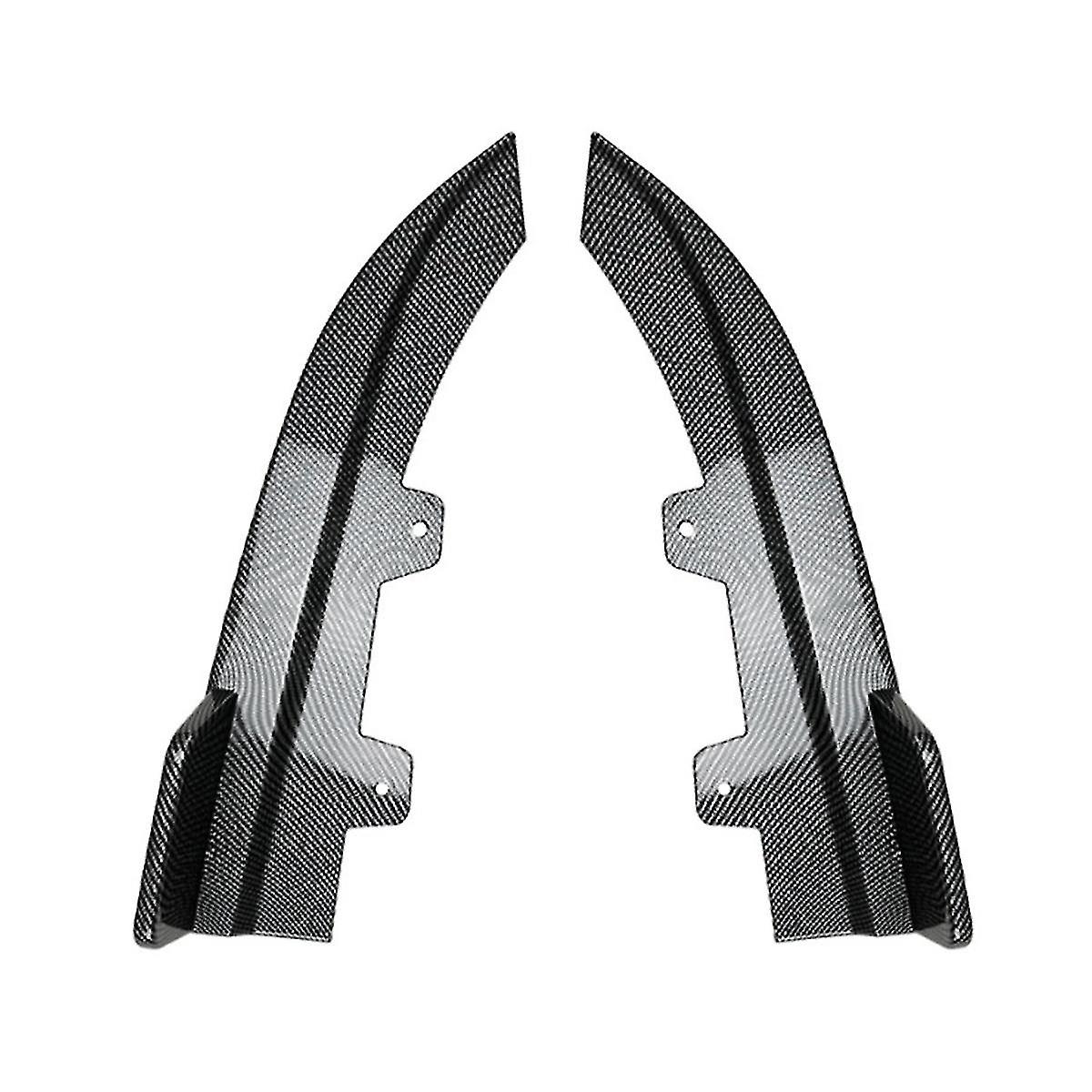 For 4 Series G22 G23 2020+ Rear Bumper Lip Angle Diffuser Splitter Spoiler Protector Carbon Fiber