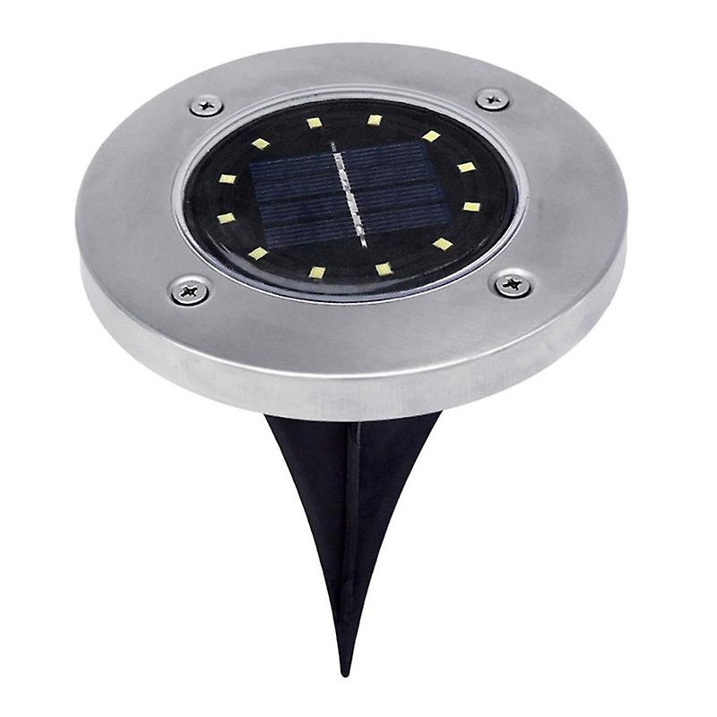 2 PCS 12 LEDs Solar Powered Buried Light