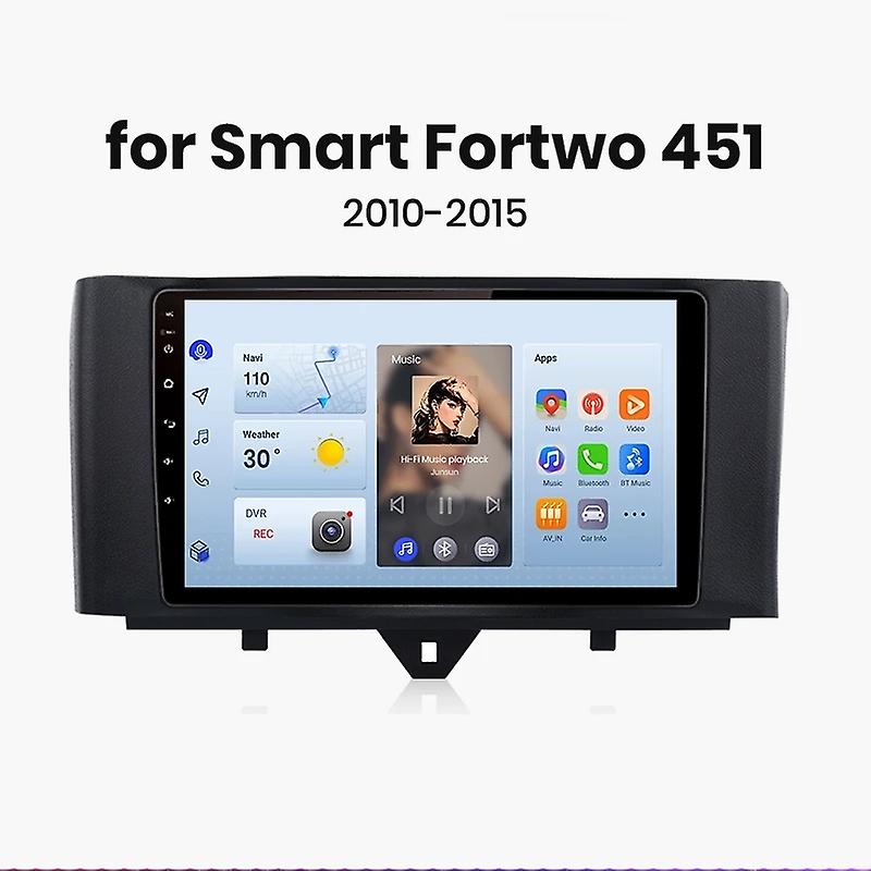 Wireless Carplay Android Auto Car Radio For Smart Fortwo 451 2010-2015 Multimedia GPS autoradio 4G