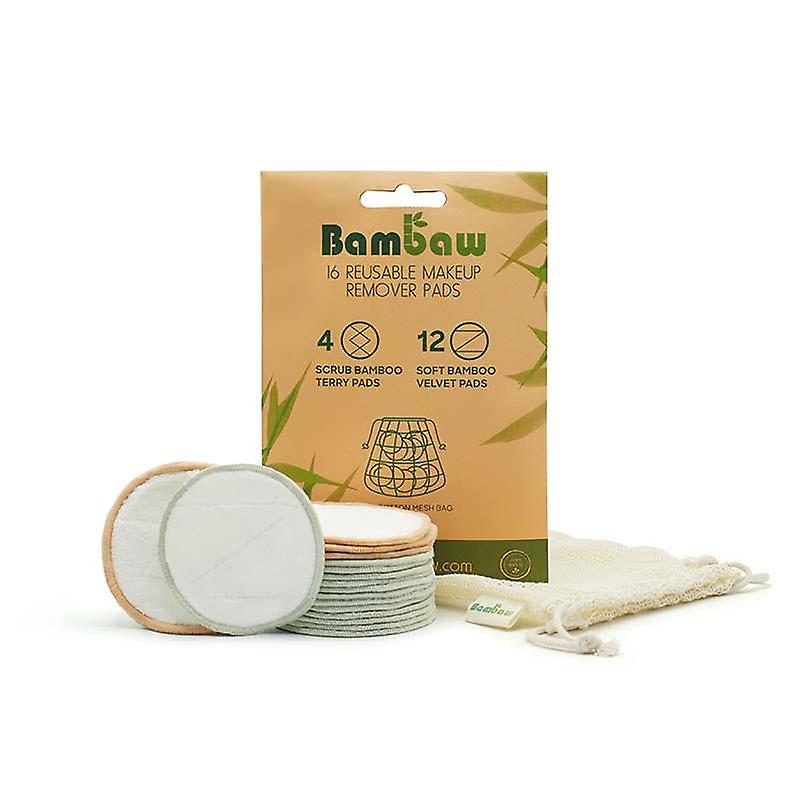 Bamboo Makeup Remover Pads 16 Pack