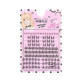 Curling Up Volume False Eyelashes Eyes Looking Bigger Light-weight Segmented Eyelashes For Eye Cosplay Diy Makeup
