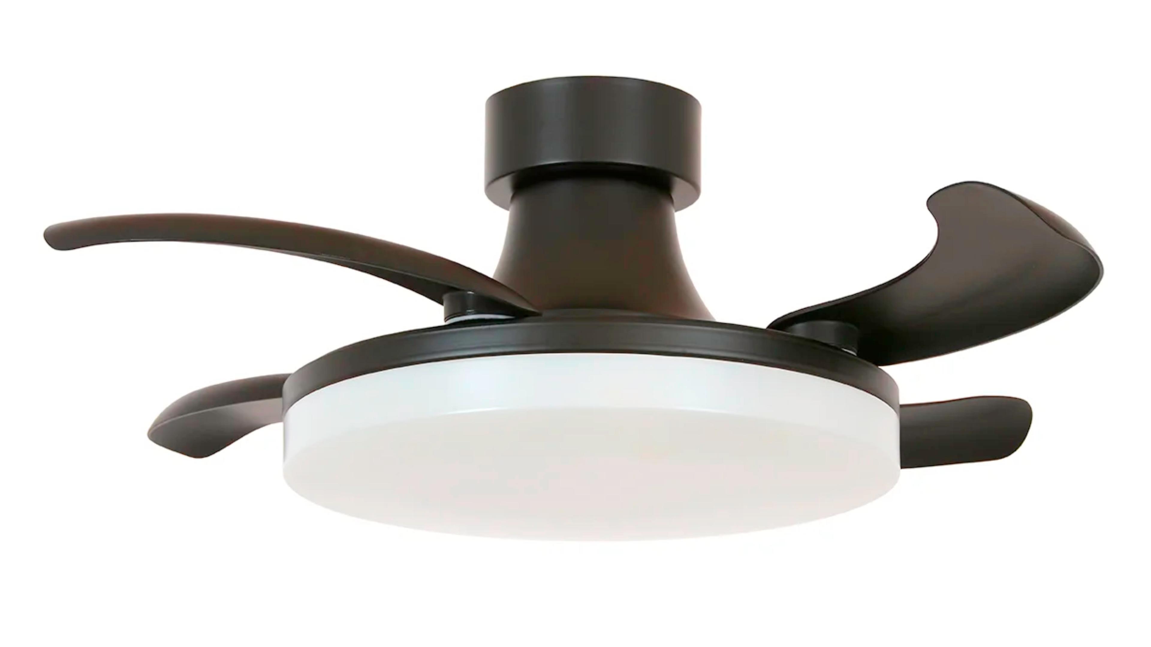 DC Retractable ceiling fan Fanaway Orbit Black