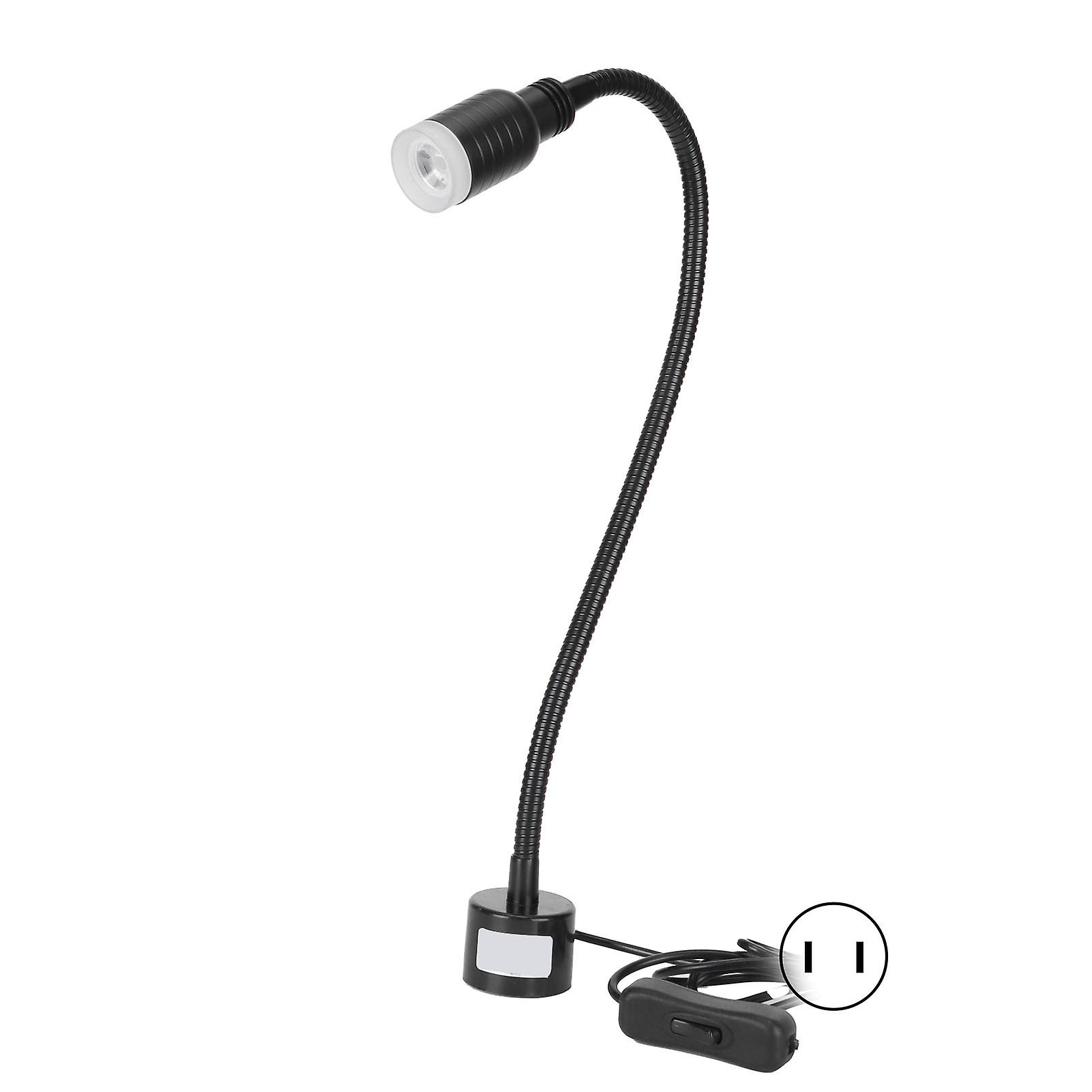 5W LED Universal Adjustable Machine Tool Light with Magnetic Base, Work Lamp for Maintenance, 110-220V US Plug