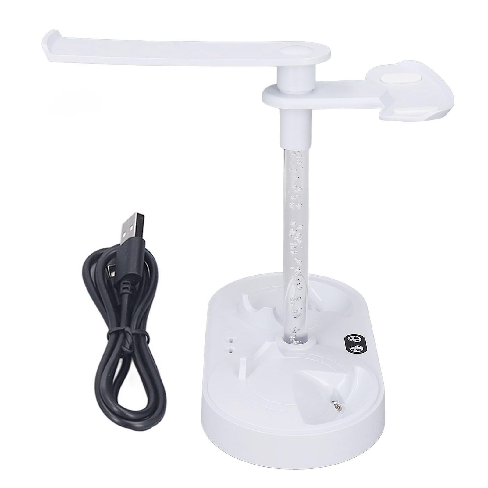 Station de charge magnétique avec lumière LED et port USB pour console de jeu PS5