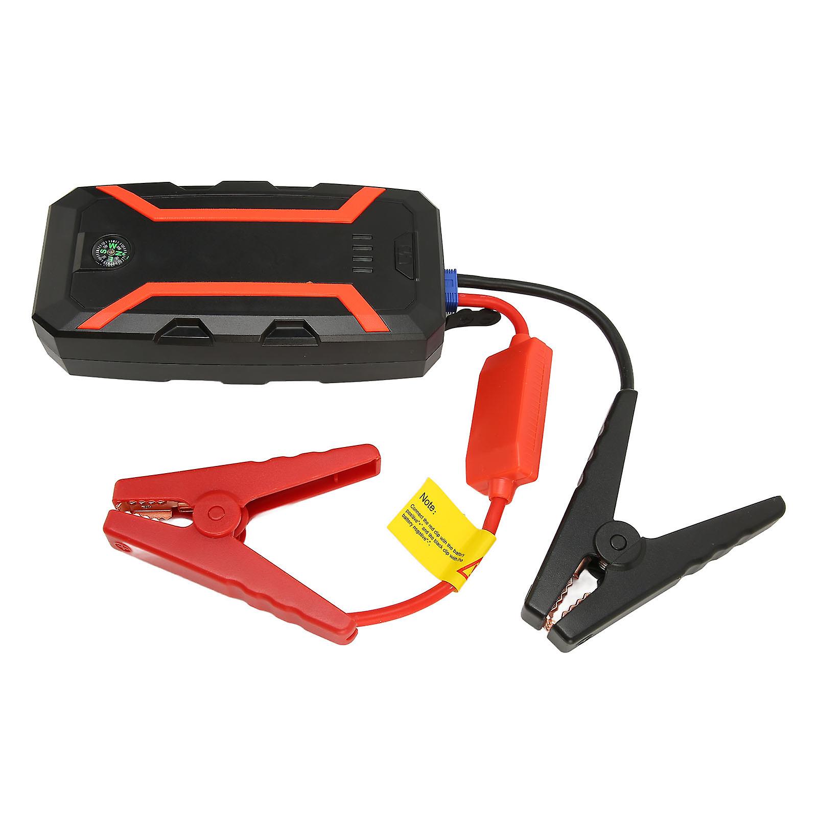 Car Starter 1500A Maximum Current 12000mAh 3 LED Light Modes Waterproof Car Jump Starter for Truck with Compass LED Light 