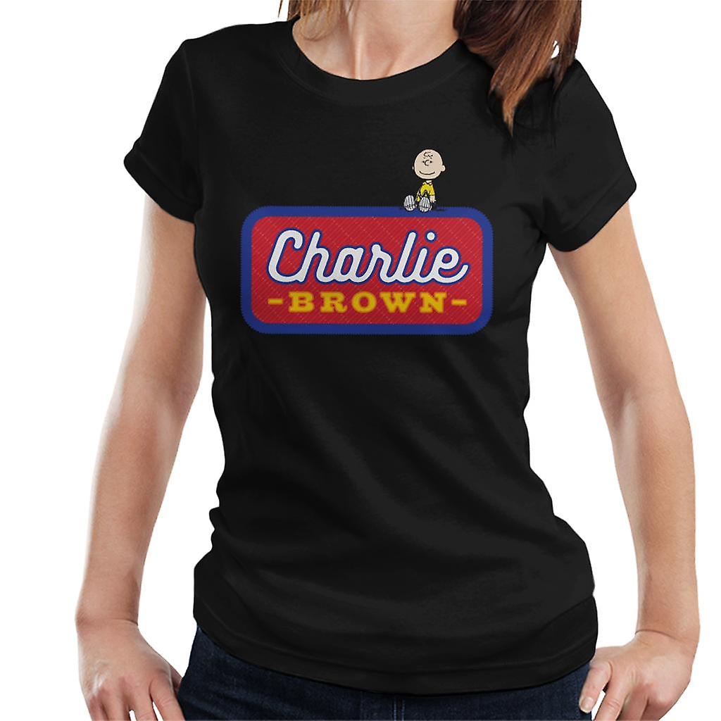 Peanuts Charlie Brown Badge Women's T-Shirt