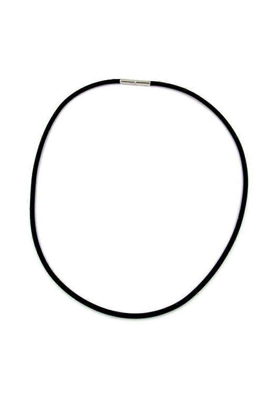 Necklace 3mm Rubber Bayonet Clasp - Gl01988