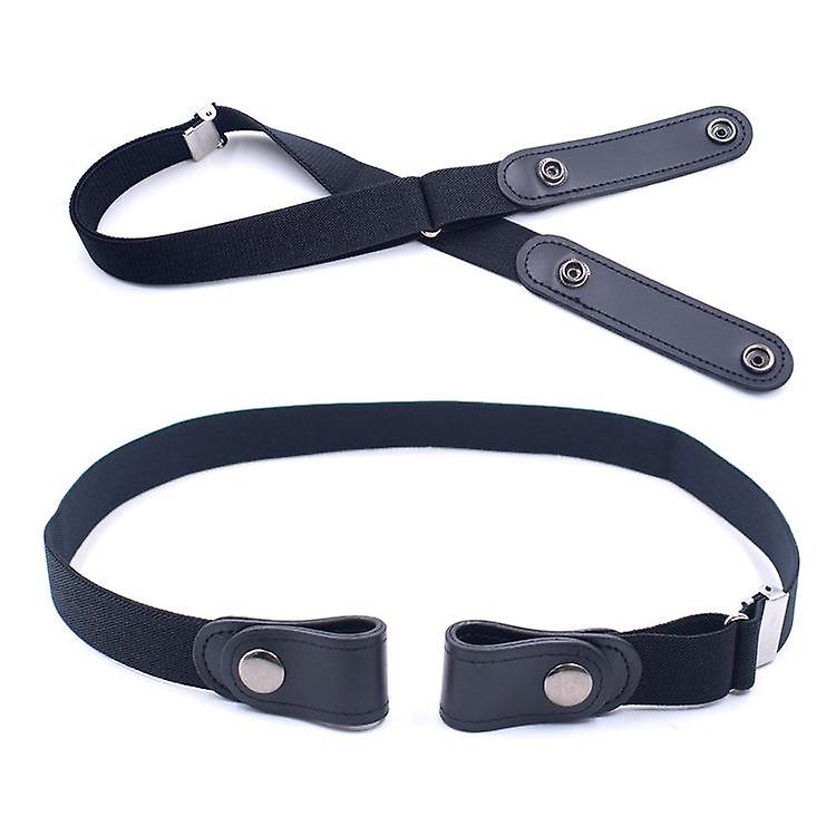 Adjustable Buckle Free Stretch Belt Invisible Lazy Belt For Women Men