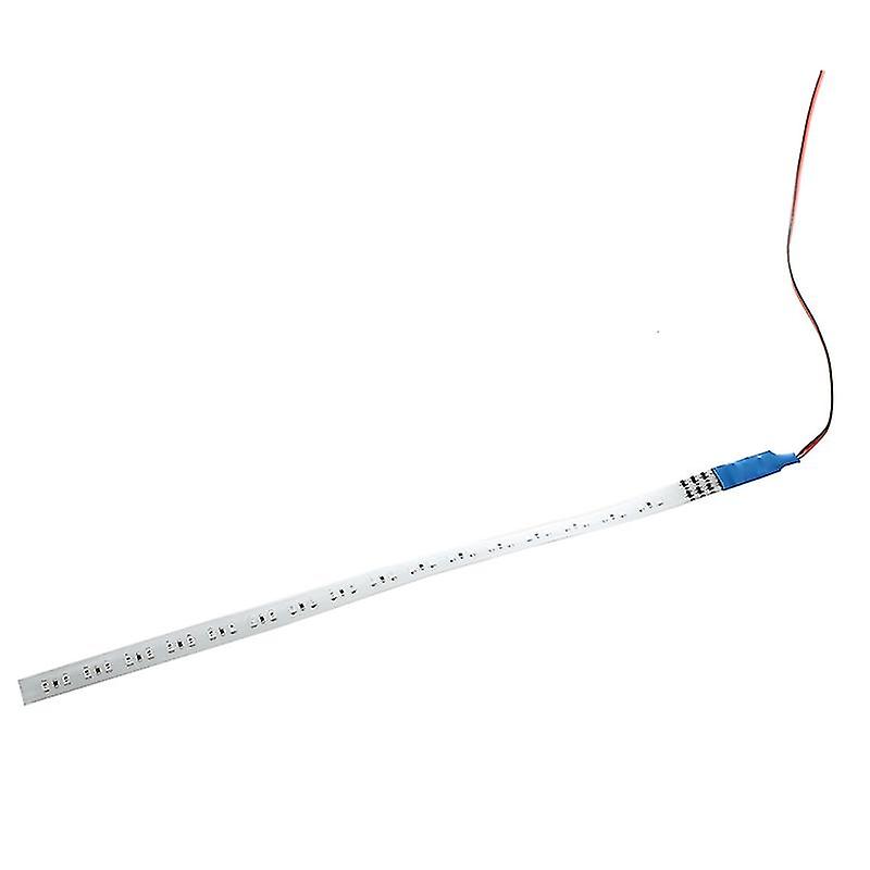 32 Led Running Light Scanner 30 Cm Strip Decoration Blue Car 12v