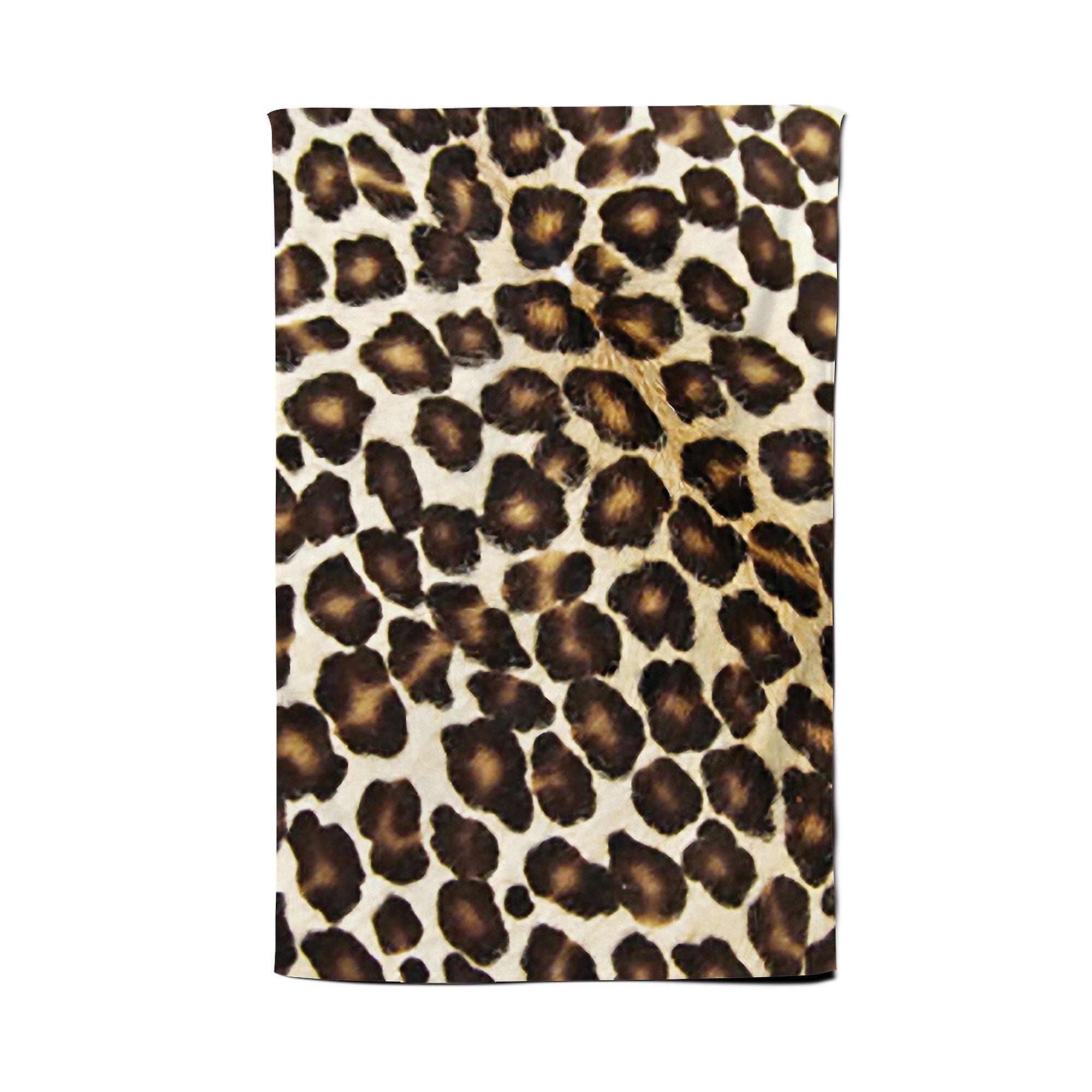 Leopard Hide Print Tea Towel