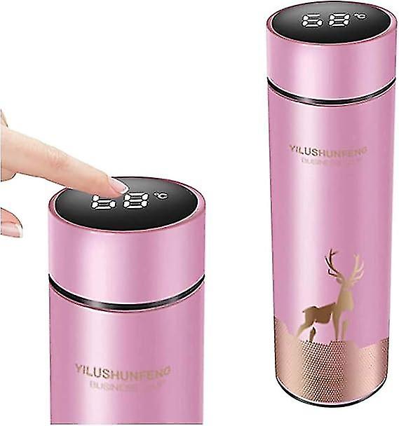 500ml Temperature Display Travel Cup, Touch Display Temperature Screen