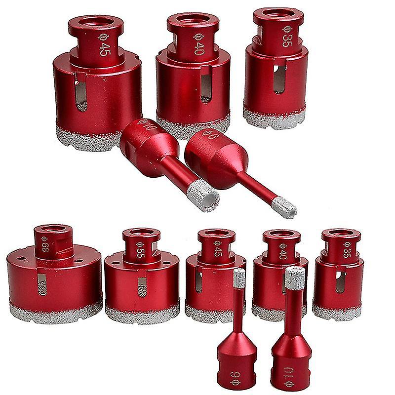 M14 Thread Dry Vacuum Brazed Diamond Drilling Core Bit Ceramic Tile Hole Saw Granite Marble Drill Bits Hole Cutting Tool